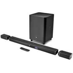 Soundbar JBL Bar 5.1 4K UltraHD com caixas Surround e Sub sem Fio Bivolt Preto