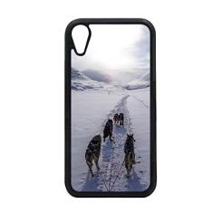 Capa para iPhone XR com imagem de animal de neve para proteção de telefone da Apple