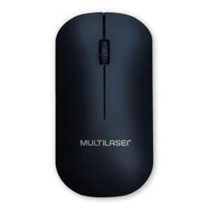 Mouse sem fio multilaser mo307 preto 3 botões