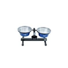 Comedouro Regulável Antiformiga Mini Azul 1,2L Nf Pet para Cães, Mini, Azul