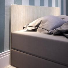 Cabeceira Reta Para Box Casal 1217 Carvalho Claro