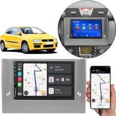Kit Multimídia Carplay Stilo 2003 A 2011 7 Pol MP5 Touch-screen + Câme