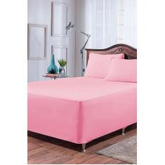 Jogo de Lençol Queen Size 3 pcs Cama Box Conjugado 200 Fios - LF ENXOV