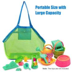 Sacola de brinquedos para praia - bazar do saara, Preto