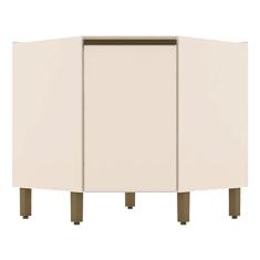 Balcão Canto Oblíquo 1 Porta évelin Off White - Henn