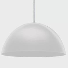 Pendente Redondo Design 36cm td 821F Taschibra Branco Fosco