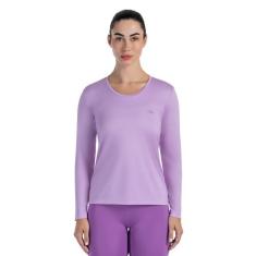 Camiseta Manga Longa Essential Olympikus Feminina, Rosa, G