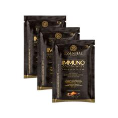 Kit 3X: Immuno Whey Pro-glutathione Golden Sachê Essential 32g