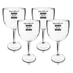 Kit 4 Taças Gin Transparentes O que aconteceu em 2020...