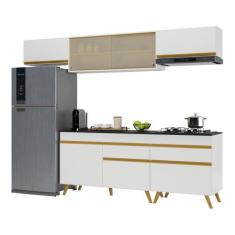 Armário de Cozinha Completa 5 peças MP3710 Veneza GW Multimóveis Branc