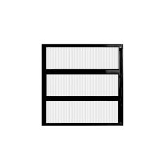 Vitro Basculante Alumínio Preto 60 (a) X 40 (l) - Hale