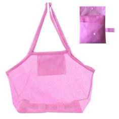 Sacola de brinquedos para praia - bazar do saara, Rosa