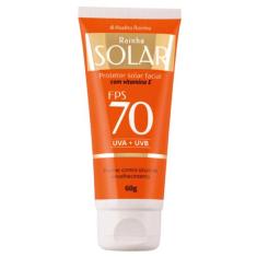Protetor Solar Facial 70 FPS com Vitamina E - Abelha Rainha