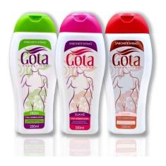 Sabonete Íntimo Líquido Suave Love Fresh Gota Dourada 3 unidades 150ml