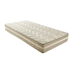 Colchão Solteiro Unique D33 Plus Duoface 20x88x188cm Rustico Bege/bege