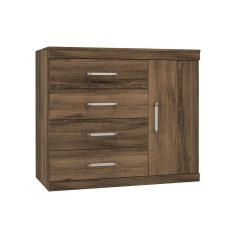 Cômoda De Quarto 1.4 Plus C/ 1 Porta E 4 Gavetas Demolição - Santos Andirá