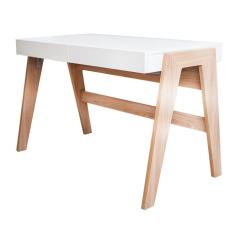 Mesa para Computador Escrivaninha Trend 2 Gavetas Hanover/Off White - Artesano