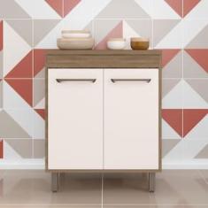 Balcão Poliman Barcelona com 2 Portas e 1 Prateleira