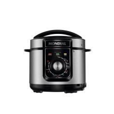 Panela de Pressão Elétrica Mondial 5L Pratic Cook PE-48-5L-I 900W Preto/Inox 127V