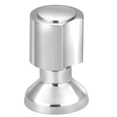 Acabamento De Registro Metal Pressão/gaveta 3/4' - Modelar, Cinza, Cro