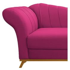 Diva Recamier Vanessa 160cm Lado Direito Suede Cor Pink