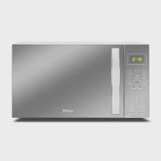 Micro-ondas Philco 28 Litros com Revestimento Limpa Fácil Espelhado Branco PMO28EB – 220 Volts