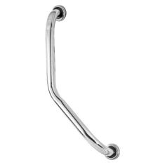 Barra De Apoio Angular Para Banheiro 30x30cm - MetalCromo