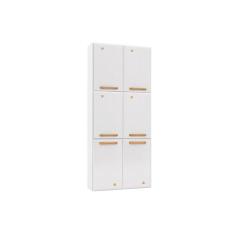 Paneleiro De Cozinha Modulado Diamante 6 Portas 70cm Branco - Telasul