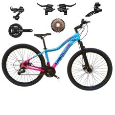 Bicicleta Feminina Mtb Aro 29 Aluminio Absolute Hera 21v Disco Mecânco Conjunto Shimano-Feminino