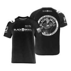 Camiseta algodao - black skull (bope - preto 06), BOPE - PRETO 06, ALG