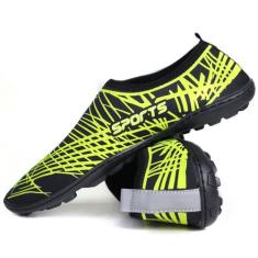 Tênis para andar na praia clube e cachoeira sola borracha - Shelle, Ve