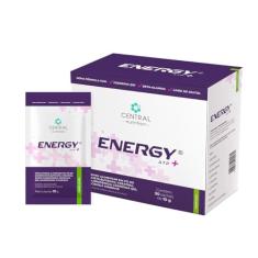 Energy ATP+ Central Nutrition Suplemento em Pó Sabor Limão 30 Sachês de 10g Sem Xilitol Uso Diário