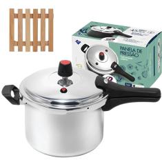 Panela De Pressão 4,5L Fechamento Externo + Descanso Panela