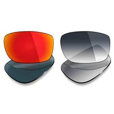 Lentes de reposição polarizadas para óculos de sol Oakley Fives Squared da Mryok