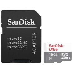 Cartão De Memória 16Gb Micro Sd Sandisk Classe 10 - Ultra
