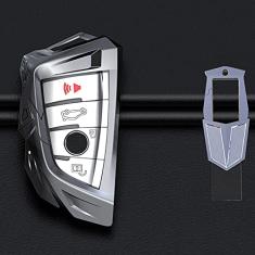TPHJRM Carcaça da chave do carro em liga de zinco, capa da chave, adequada para a mala da chave BMW F30 F10 F30 F20 X1 X3 X4 X5 x6 Série 2013 2014 2015