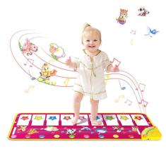 Tapete de piano M SANMERSEN Musical Keyboard Floor Playmat para crianças