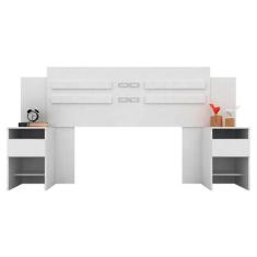 Cabeceira Casal Triunfo Demóbile Branco, Branco