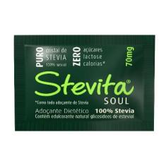 Adoçante stevia soul stevita sachê 0,07g c/ 50 unidades