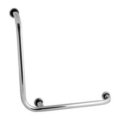 Barra De Apoio Para Box De Banheiro Modelo L 60x60cm Direita - Metalcr