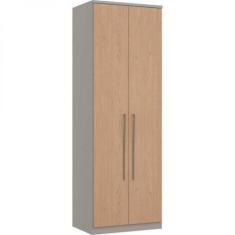 Guarda Roupa Modulado Elegance 2 Portas 78,5 cm - Cinza/Carvalho - Móv