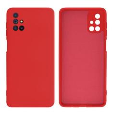 Capinha Para Galaxy M51 com Proteção de Câmera Lisa Silicone Aveludado