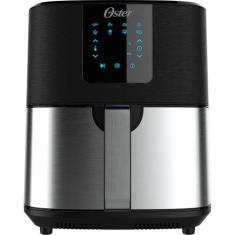 Fritadeira Ultra Digital 2 em 1 Inox 4,8L Oster com Painel Touch, Pret