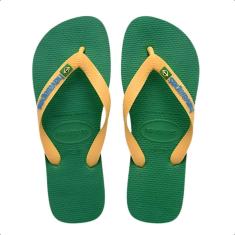 Chinelo Havaianas Brasil Logo Bandeira Original Mix Verão-Unissex