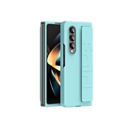 Capa de plástico rígido sedoso fosco para Samsung Galaxy Z Fold 5 4 3 2 Pulseira Capa de armadura elástica para Z Fold5 Fold4 Fold3, verde, para Z Fold 5