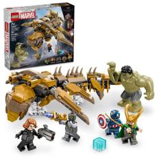 Lego Marvel Vingadores Vs. Leviatã Com 347 Peças  76290