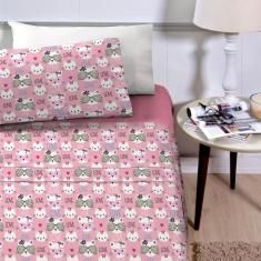 Jogo de cama studio mix solt 3 pcs - MAYRA ENXOVAIS, love