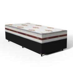 Cama Box Solteiro + Colchão De Molas Ensacadas - Anjos - Classic Mola 