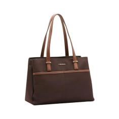 Bolsa De Ombro Luxo Feminina Chenson - Café
