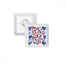 USA Love Heart Flower Festival teclado mecânico PBT kit de atualização para jogos